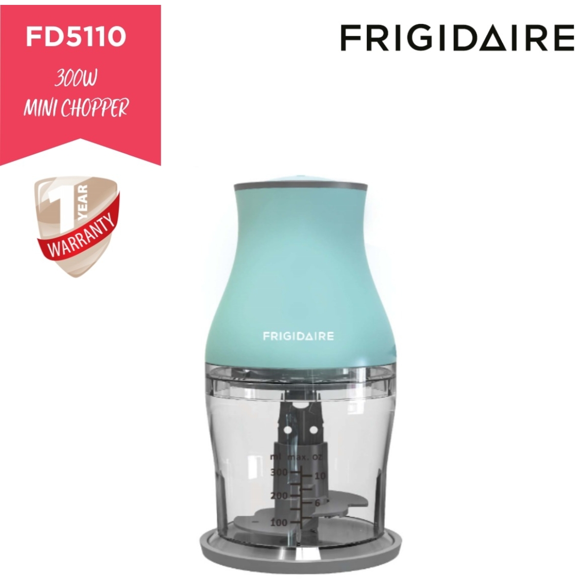 Frigidaire 北極 FD5110TG 300W 300毫升 迷你攪拌機 (湖水藍色)